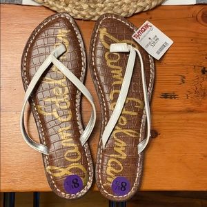 Brand new white Sam Edelman sandals